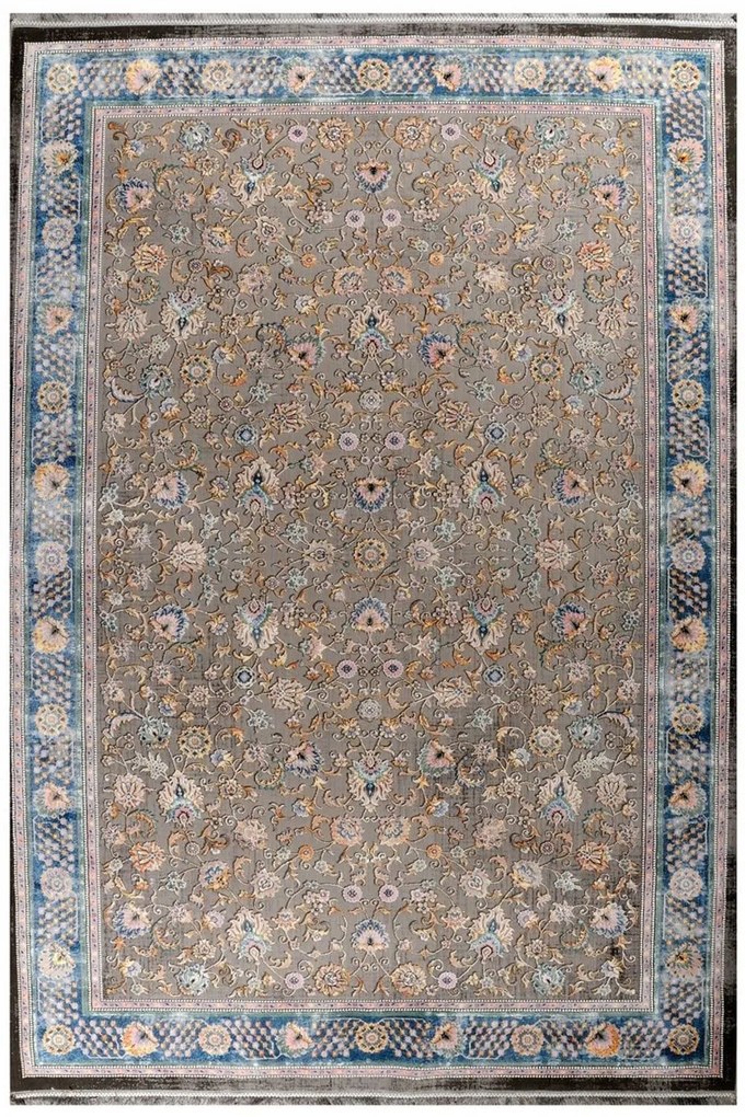 Χαλί Quares 31807-095 Grey-Blue Merinos 160X230cm