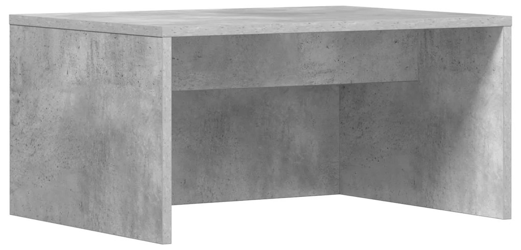 vidaXL Επιτοίχιο γραφείο Επιτοίχιο Σκυρόδεμα Γκρι 60 x 45 x 30 cm