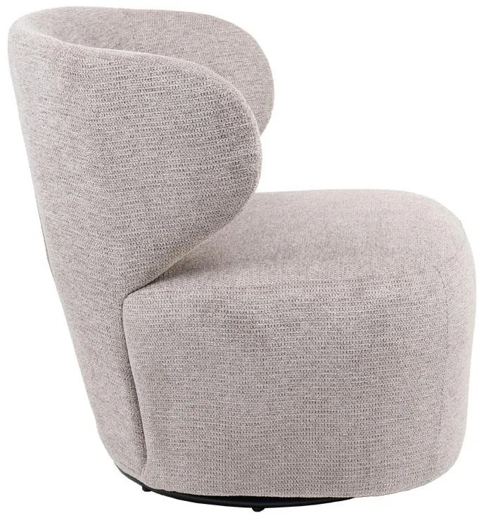 Πολυθρόνα Marelia περιστρεφόμενη λαδί ύφασμα 73x76x76εκ 73x76x76 εκ.