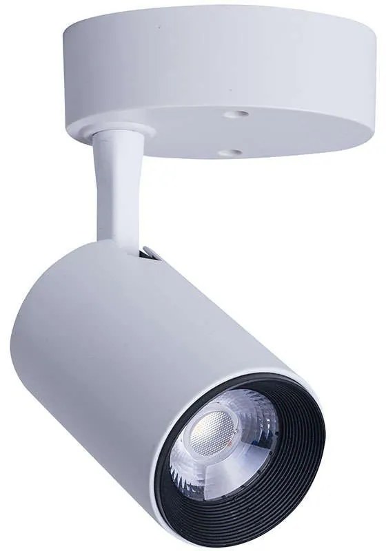 Φωτιστικό Οροφής - Σποτ Iris Led 7W 8993 White Nowodvorski Αλουμίνιο, Πλαστικό