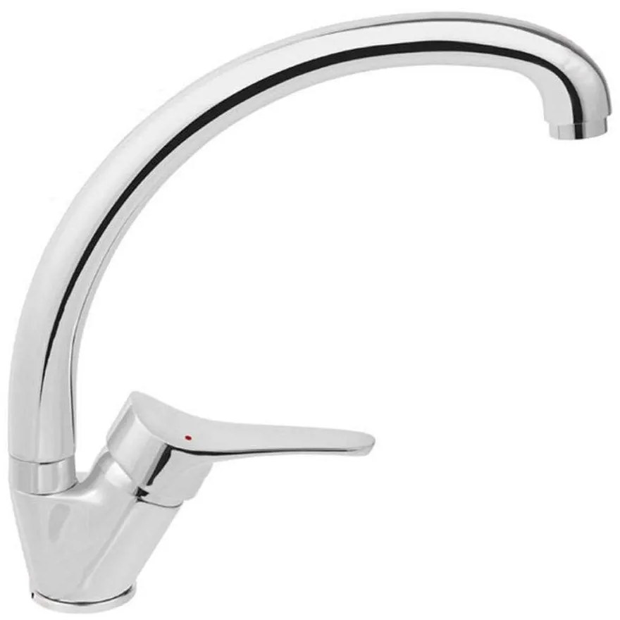 Μπαταρία Κουζίνας Λοξή Stillo BSL4A Chrome Ferro Metal