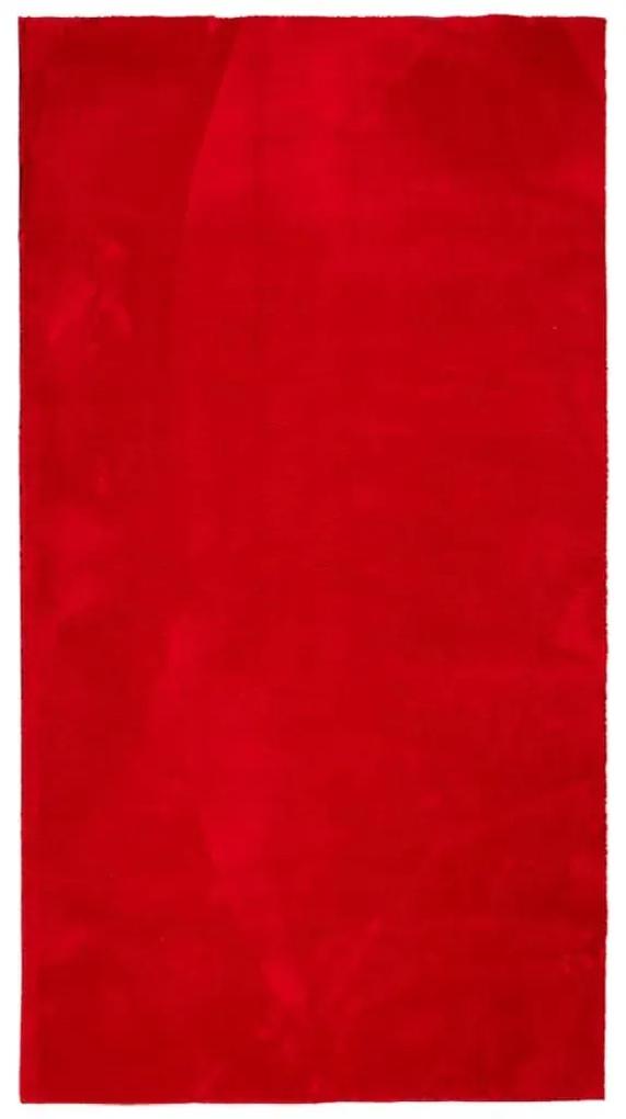 Χαλί HUARTE με Κοντό Πέλος Μαλακό/ Πλενόμενο Κόκκινο 60x110 εκ. - Κόκκινο