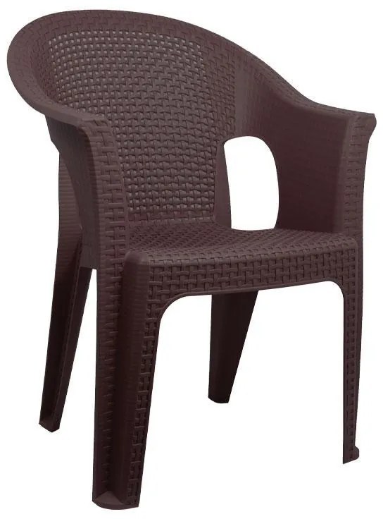 Καρέκλα Melina Fylliana Kαφέ 62x43x86 εκ. 62x43x86 εκ.