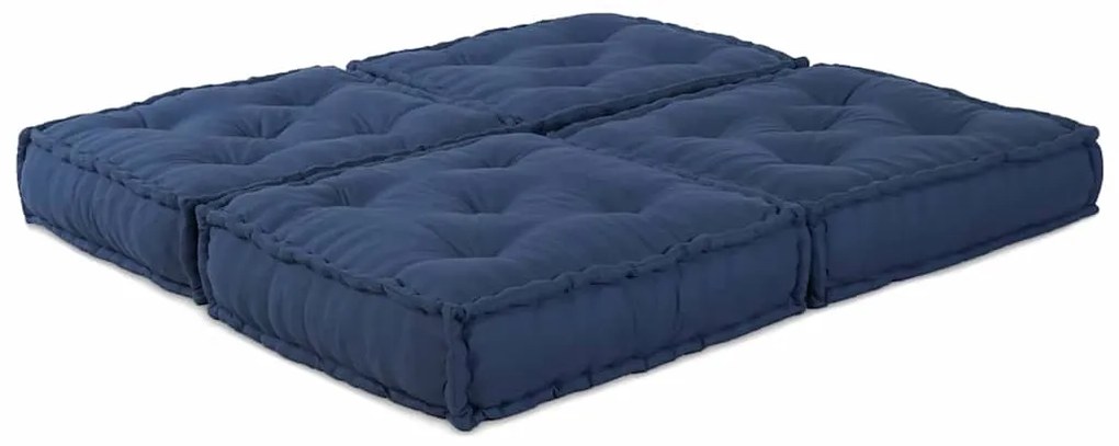 vidaXL Μαξιλάρι 2 pcs Μπλε 70 x 70 x 36 εκ Πολυεστέρας