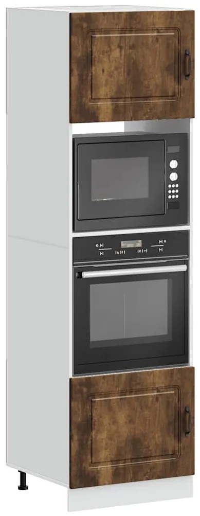 vidaXL Ντουλάπια φούρνου 2 τεμ. Lucca από Επεξεργασμένο Ξύλο