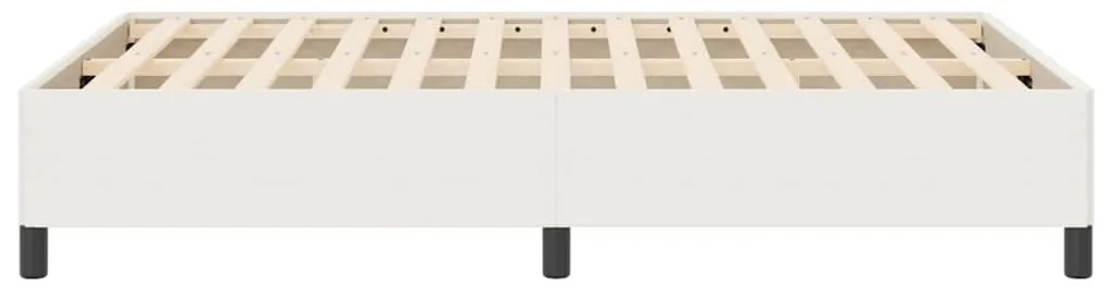 vidaXL Σκελετός Κρεβατιού Κρεμ 140 x 200 cm Βελούδο
