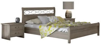 Savvidis Furniture  Κρεβάτι Ν27 για στρώμα 150x200 Μόκα BEST-890107