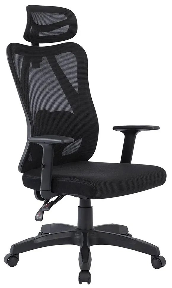 Πολυθρόνα Γραφείου Διευθυντή BF3750 ΕΟ613,1 65x58x116/126cm Black