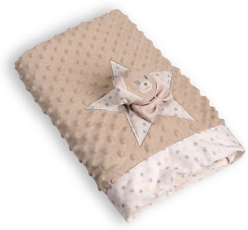 Κουβέρτα Fleece Αγκαλιάς (70x100) Silk Fashion FSJ161001J Beige