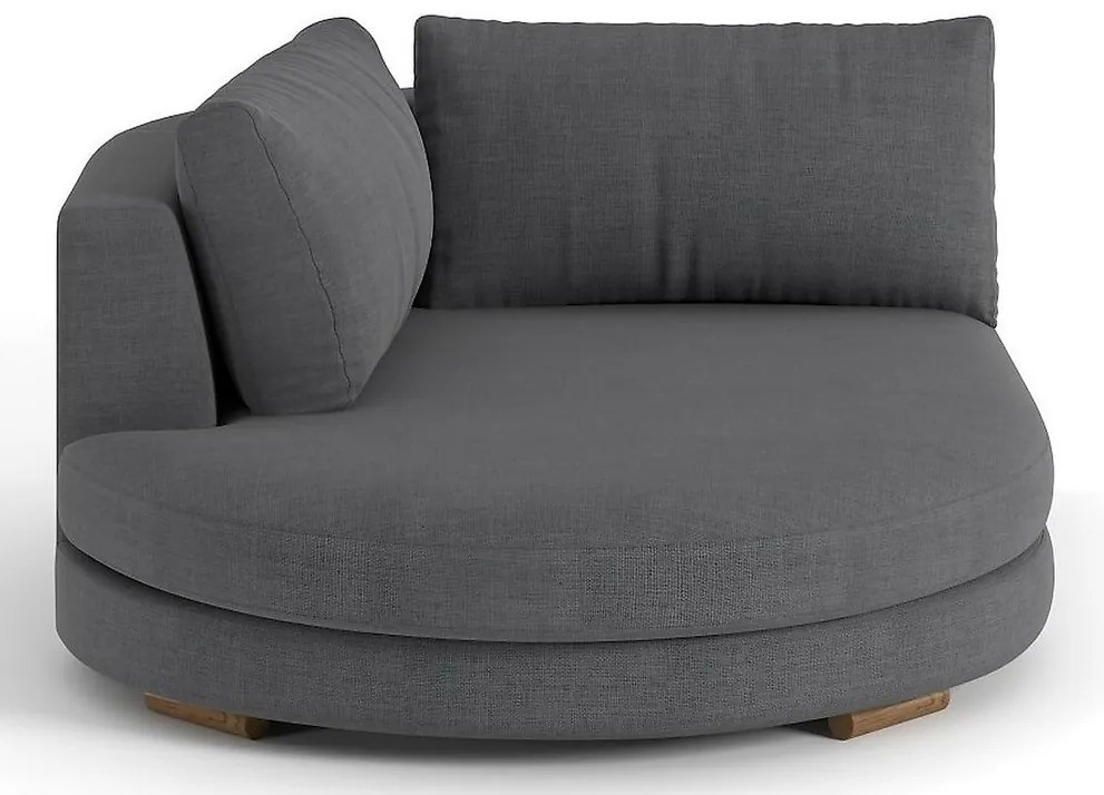 Ανάκλινδρο Concept 55 F117 (Γκρι), Άσπρο, 80x130x170cm, Ταπισερί, Πόδια: Πλαστική ύλη | Epipla1.gr