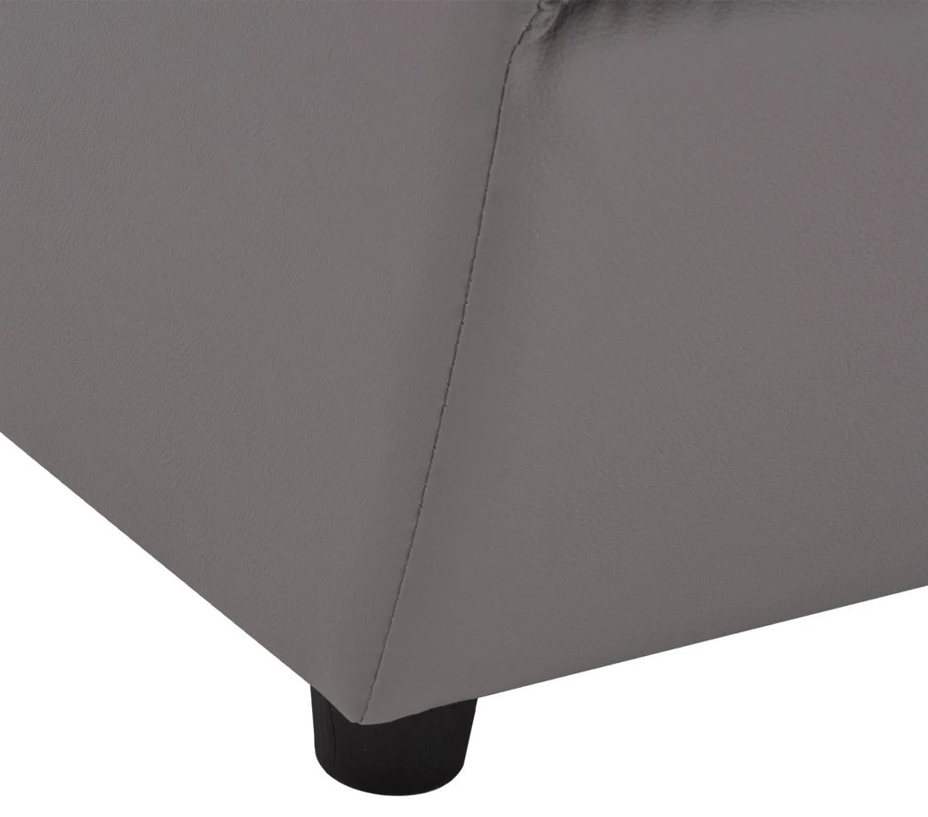 Πολυθρόνα LANDON C3162.10 με PU Γκρί 51x66x93Υ εκ. 51x66x93 εκ.