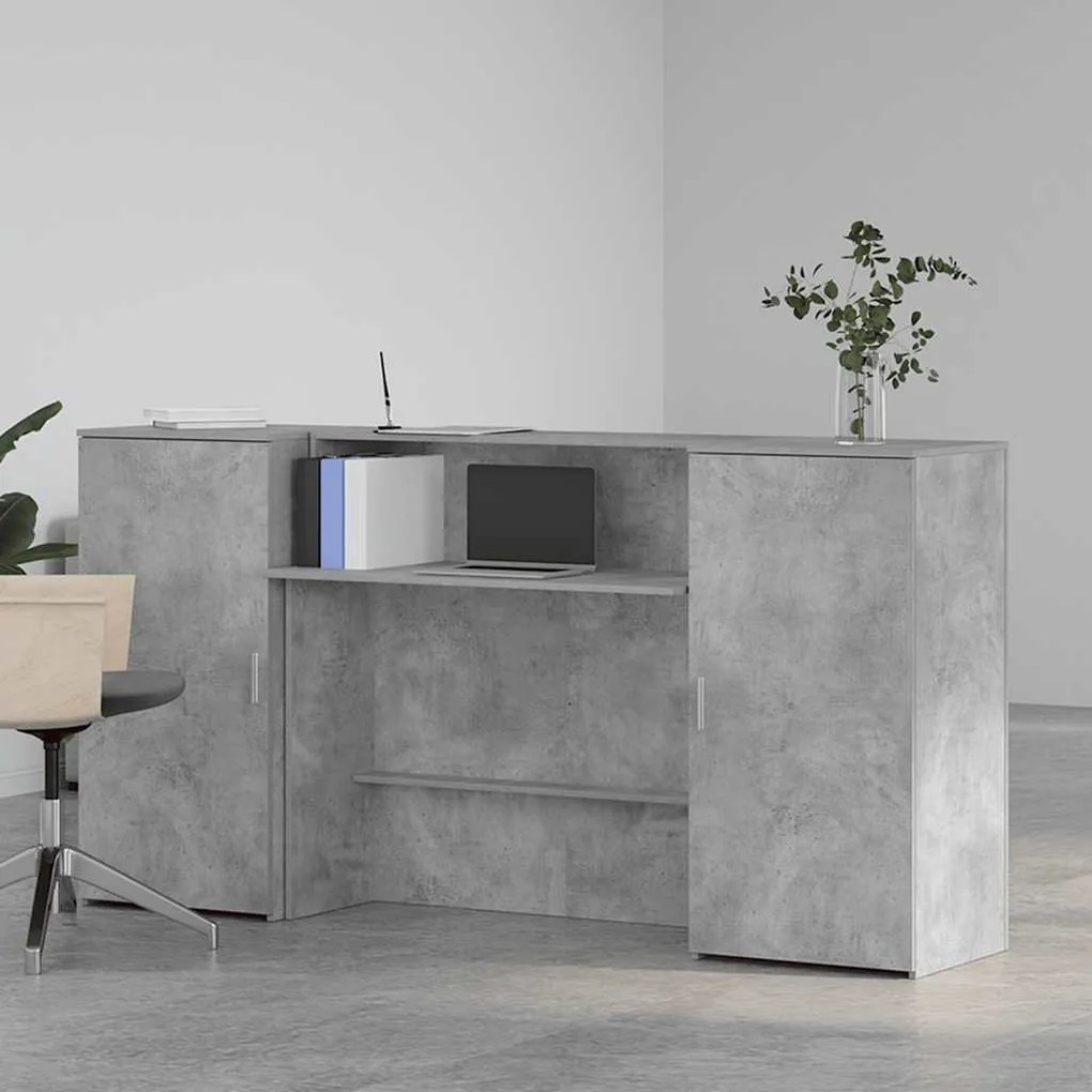 vidaXL Γραφείο υποδοχής 200x50x103,5 εκ. Επεξεργασμένο Ξύλο