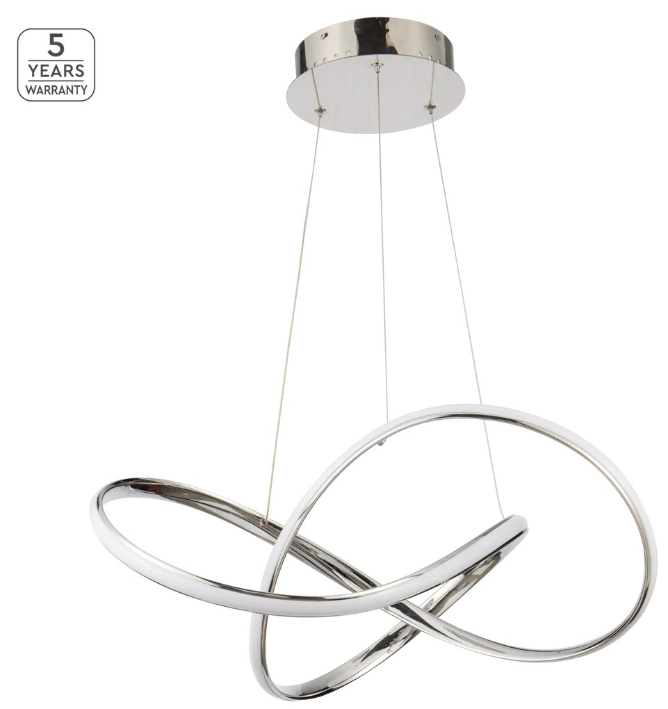 SE LED 60 MALBERA PENDANT CHROME Β5