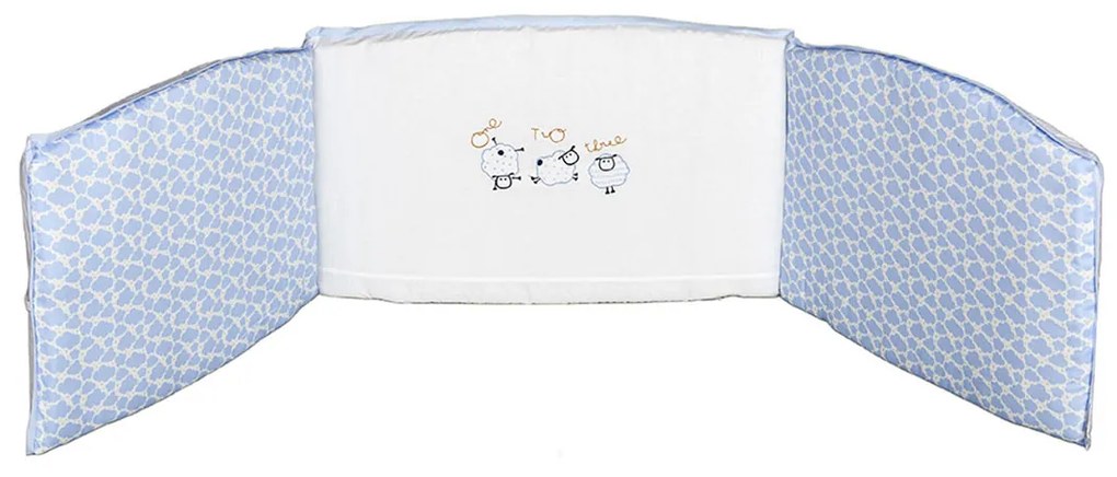 Πάντα Κούνιας (195x35) Κόσμος Του Μωρού Sheep Σιέλ