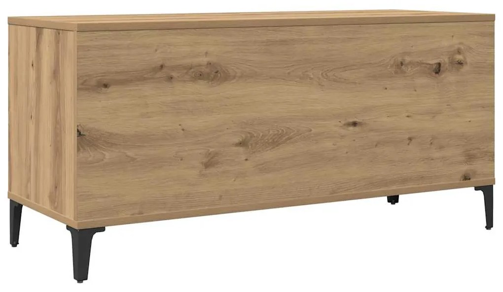 vidaXL Έπιπλο Δίσκων τεχνίτης Δρυς 100x38x48 εκ από Επεξεργασμένο Ξύλο