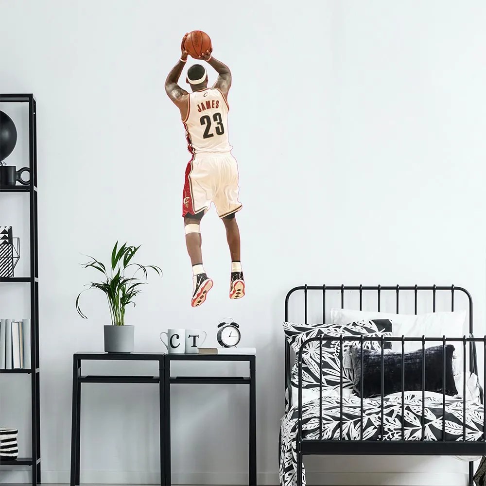Αυτοκόλλητο Τοίχου Lebron James SP863 70cm