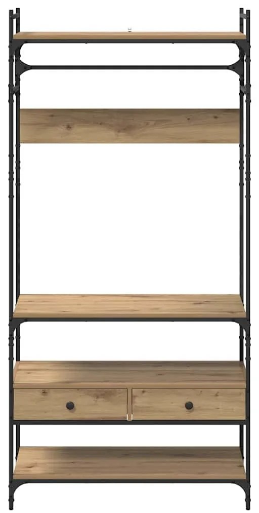 vidaXL Ντουλάπι artisan δρυς 89 x 39 x 184.5 εκ. Επεξεργασμένο ξύλο