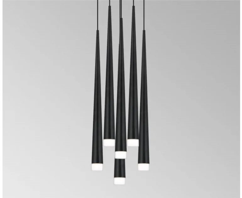 Κρεμαστό Φωτιστικό Ορορφής IP20 6xG9 Μέταλλο Luma Lighting-103-01220-13 Black-Μαύρο 103-01220-13 Black
