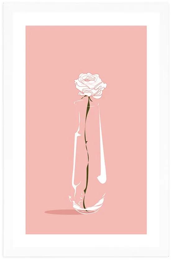 Αφίσα με παρπαστού Μινιμαλιστικό λουλούδι