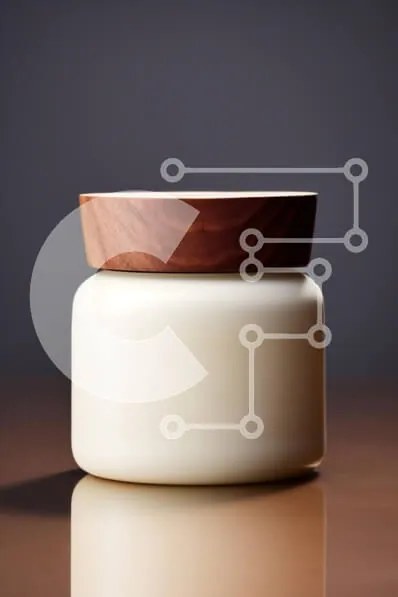 Intra Συλλεκτικό Ξύλινο Παζλ Plywood  4mm - Μινιμαλιστικό Βάζο με Ξύλινο Καπάκι Σε Ξύλινο Κουτί - Διαστάσεις: 10x10 cm – 25 κομμάτια