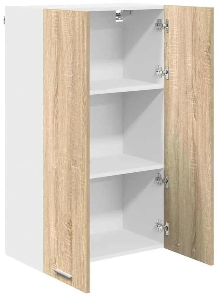 vidaXL Κρεμαστό ντουλάπι με αποθήκευση Δρύς Sonoma 60 x 31 x 100 εκ.