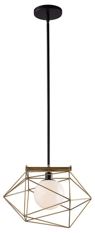Φωτιστικό Οροφής I-Abraxas-S1 Oro 8031414871629 Black-Gold Luce Ambiente Design Metal