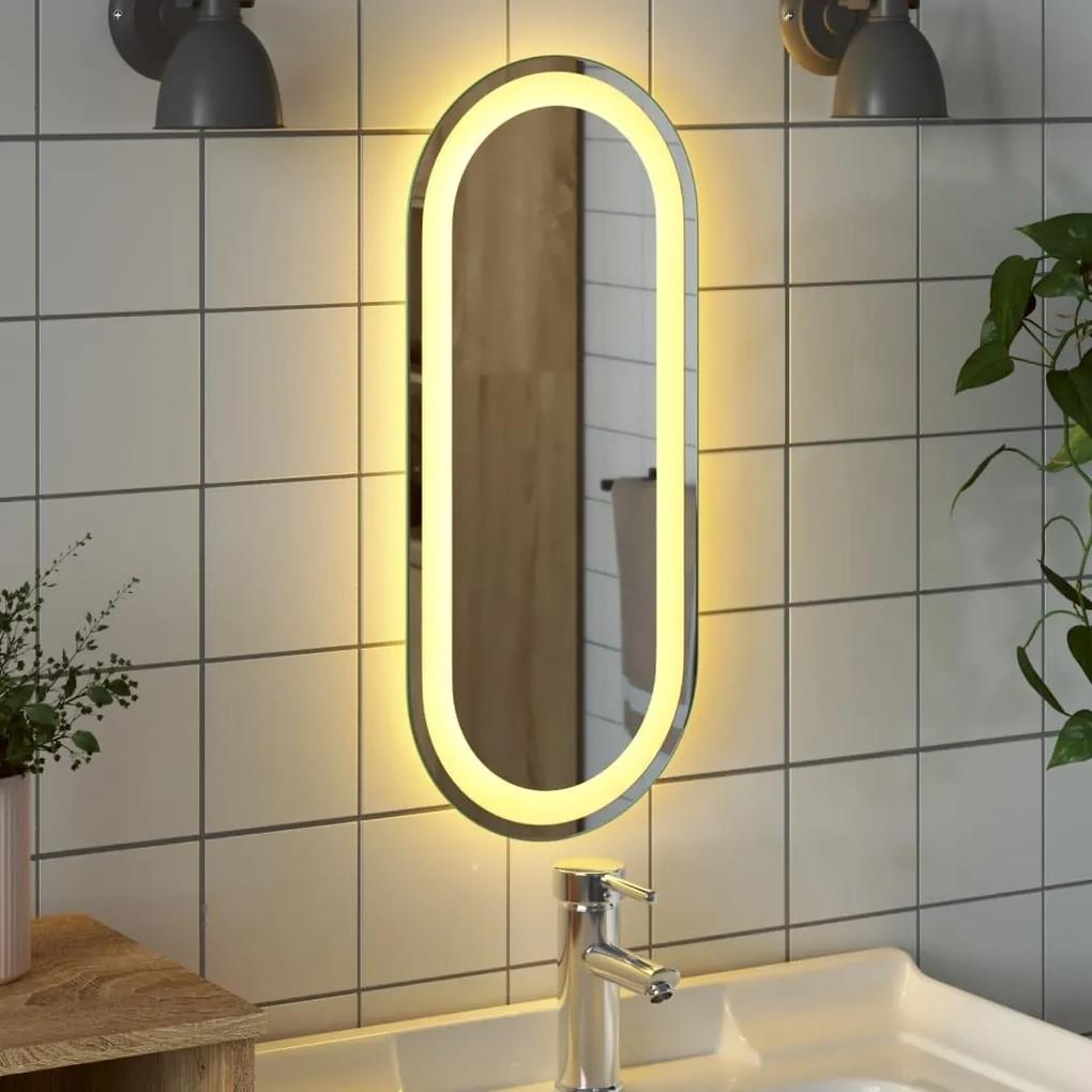 Καθρέφτης Μπάνιου με LED Οβάλ 60x25 εκ. - Διαφανές