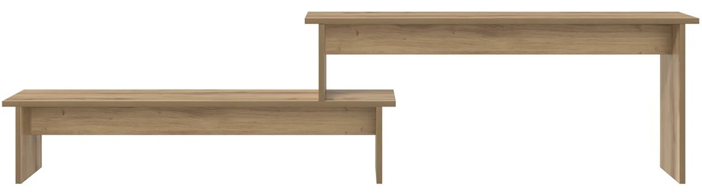 vidaXL Ντουλάπι TV artisan δρυς 180 x 30 x 43 εκ. Επεξεργασμένο ξύλο