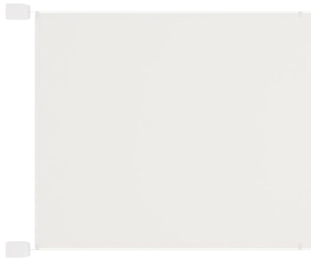 vidaXL Τέντα Κάθετη Λευκή 100 x 360 εκ. από Ύφασμα Oxford