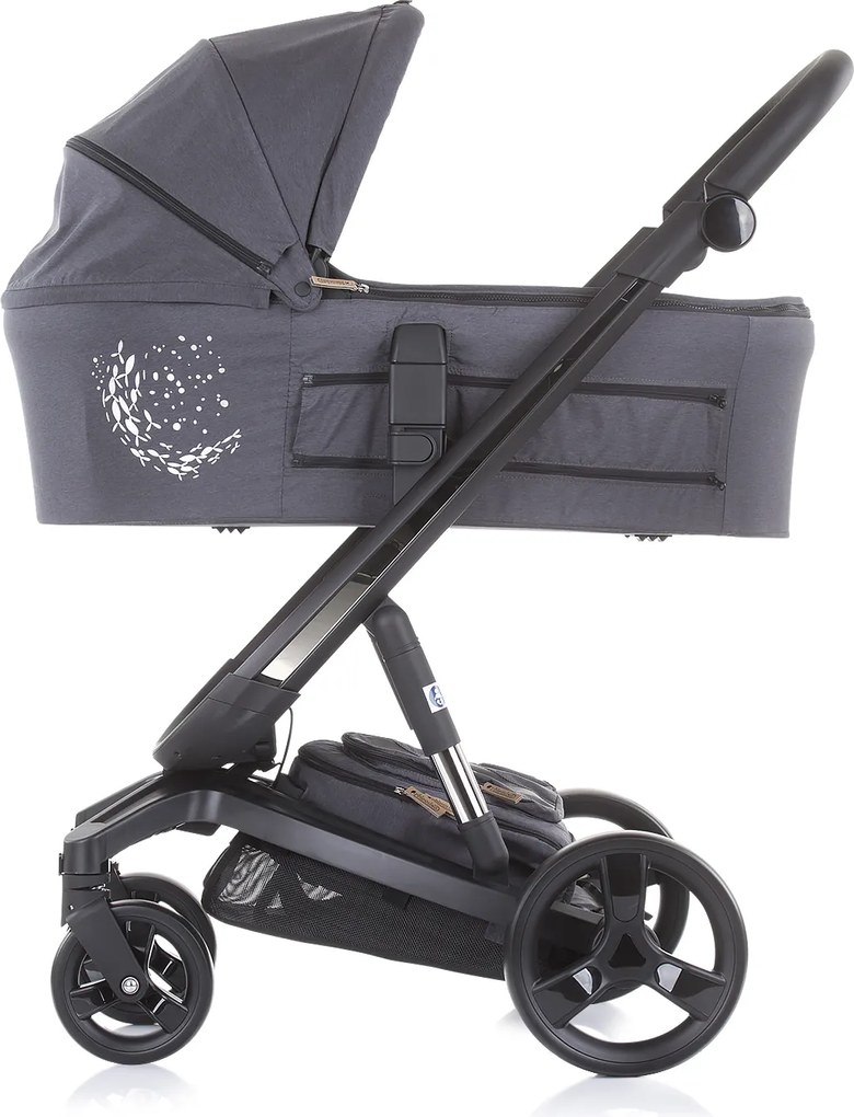 Καρότσι 3 σε 1 "Electra" black frame - silver