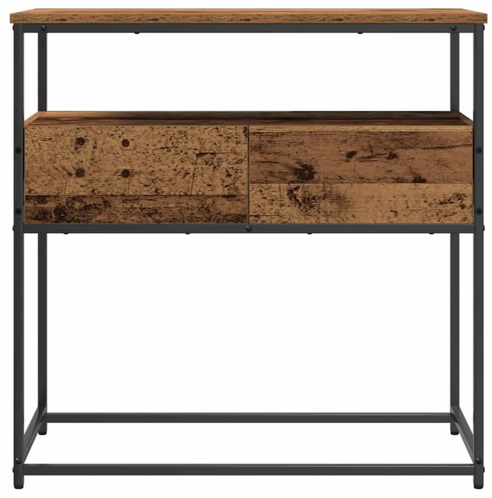 vidaXL Τραπέζι κονσόλας Παλιό Ξύλο 75 x 40 x 75 cm Επεξεργασμένο ξύλο