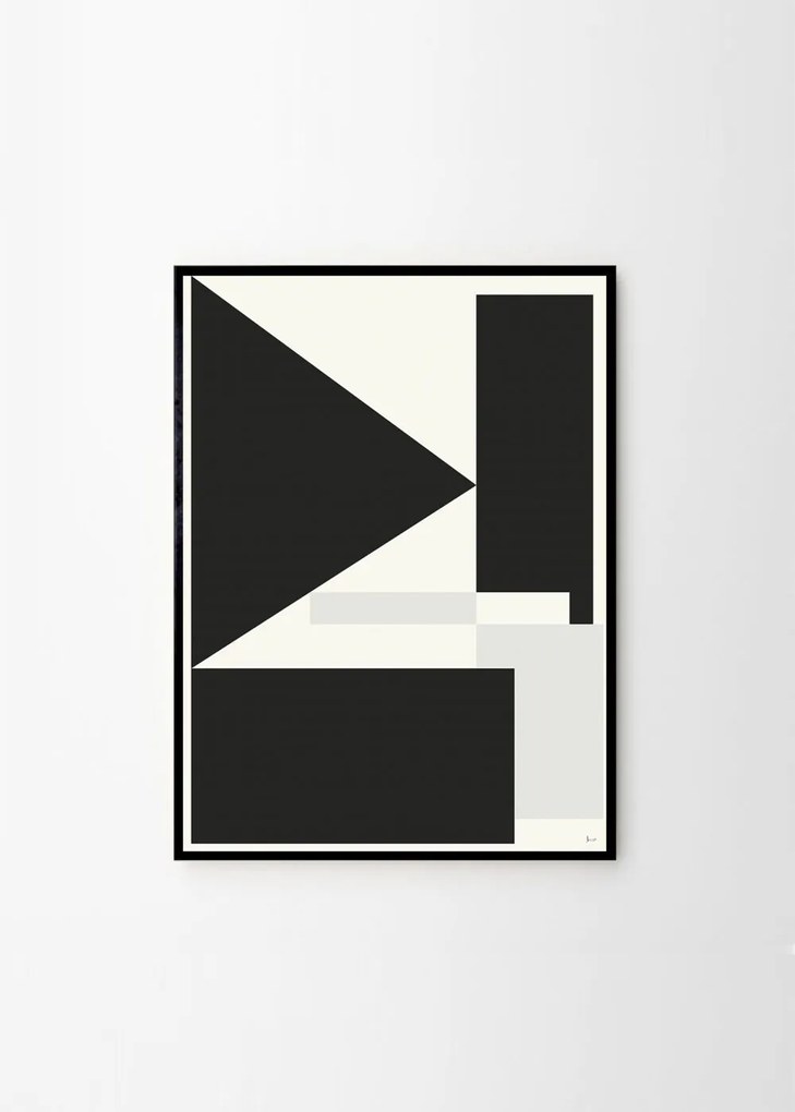 Πόστερ, Composition 02, Bycdesign Studio, (30x40) cm, Μαύρο/Άσπρο, Sustainable Paper, THE POSTER CLUB