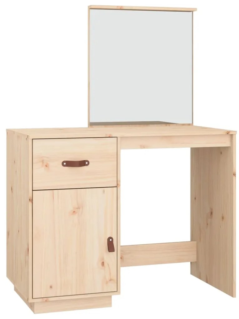vidaXL Μπουντουάρ 95x50x134 εκ. Μασίφ Ξύλο Πεύκου