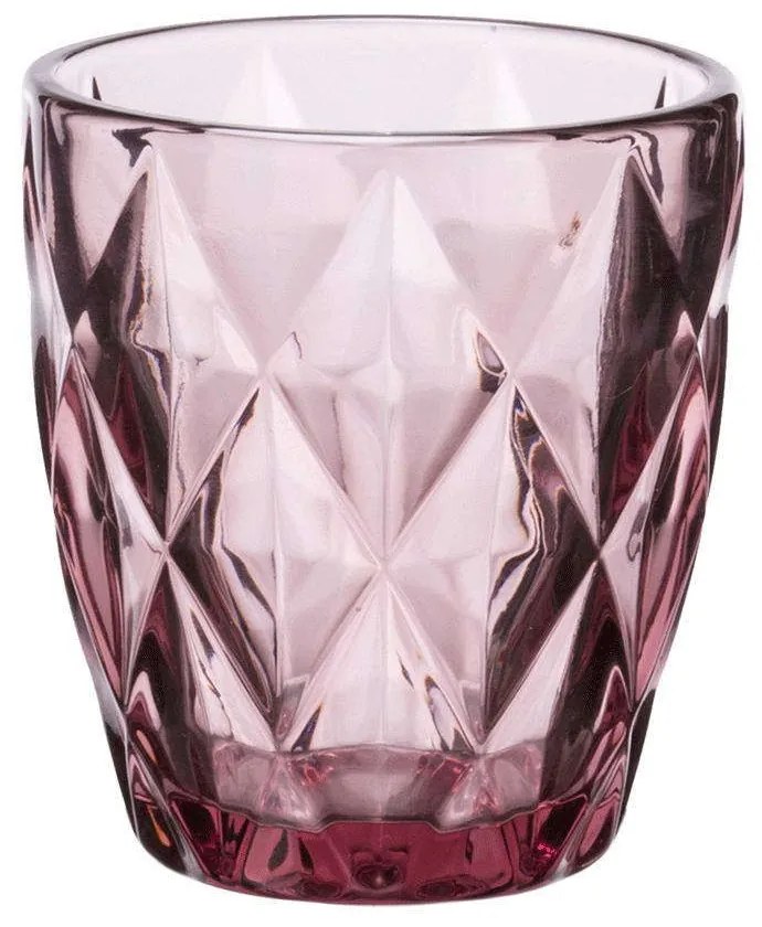 Ποτήρι Ουίσκι Kare 52.702.51 260ml Purple Cryspo Trio Glass