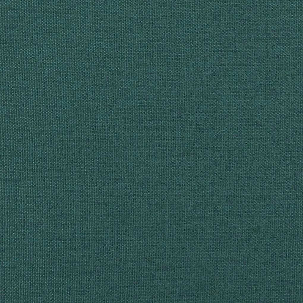Πάγκος Σκούρο Πράσινο 110x76x80 εκ. Υφασμάτινος - Πράσινο