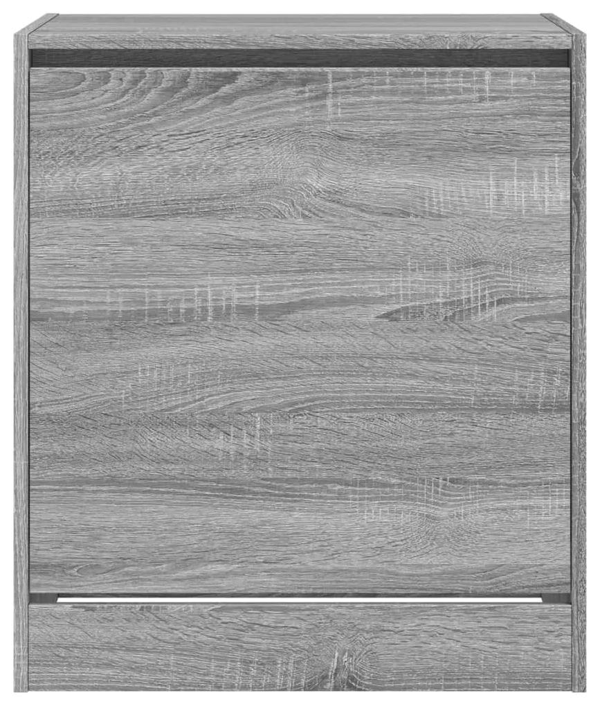 vidaXL Παπουτσοθήκη Γκρι Sonoma 60x42x69 εκ. από Επεξεργ. Ξύλο