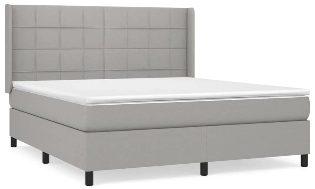 ΚΡΕΒΑΤΙ BOXSPRING ΜΕ ΣΤΡΩΜΑ ΑΝ. ΠΡΑΣΙΝΟ 160X200ΕΚ ΥΦΑΣΜΑΤΙΝΟ 3131441