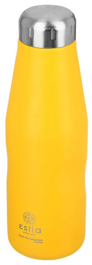 Μπουκάλι Θερμός Travel Flask Save The Aegean Pineapple Yellow 500ml - Estia