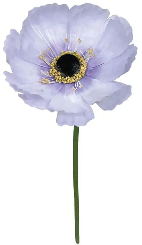 Τεχνητό Λουλούδι Ανεμώνη 00-23857-30-3 Φ35x105cm Lilac Marhome Ύφασμα,Πλαστικό