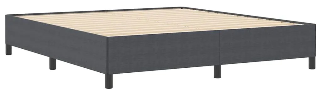 vidaXL Σκελετός Κρεβατιού Σκούρο γκρι 180 x 200 cm Βελούδο