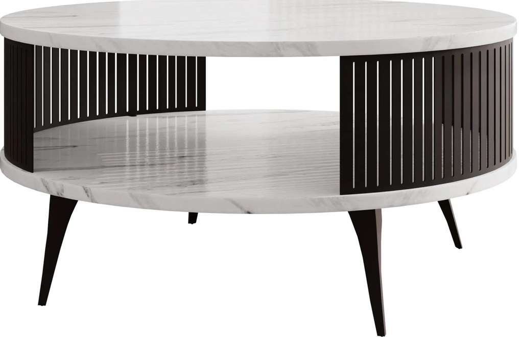 Τραπεζάκι σαλονιού Roenni-Leuko Marmaro - 0.00Χ0.00Χ0.00cm