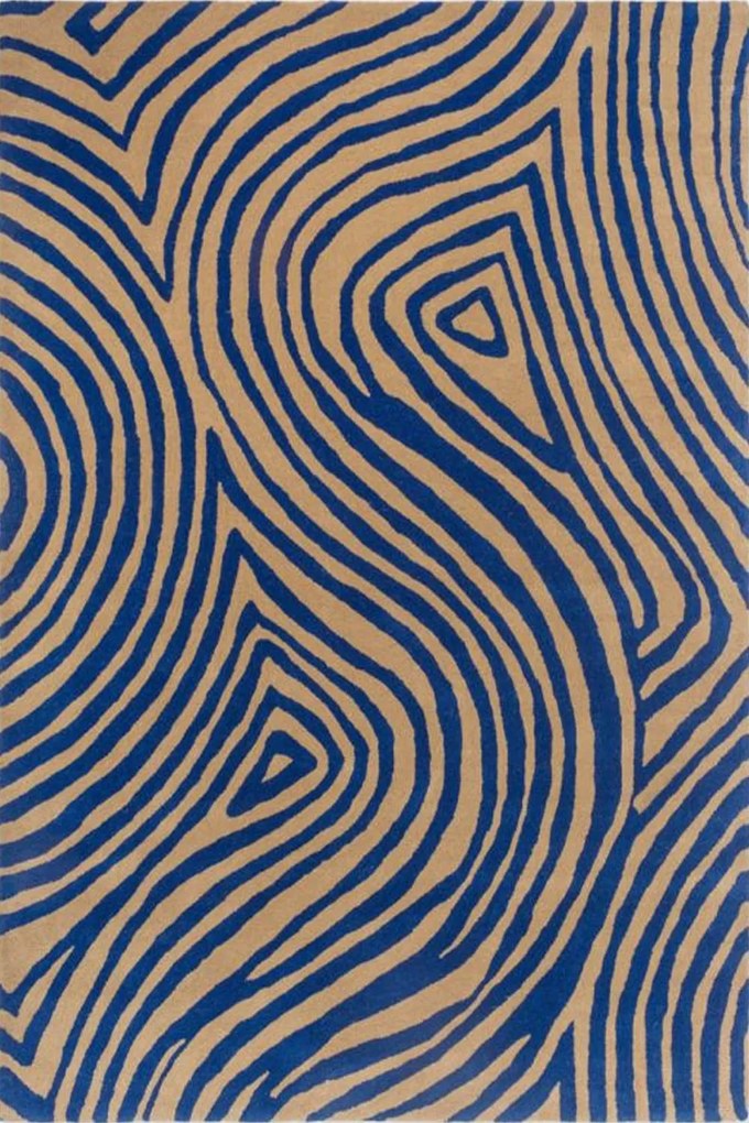 Χαλί Décor Groove 097708 Electric Blue Brink &amp; Campman 250X350cm