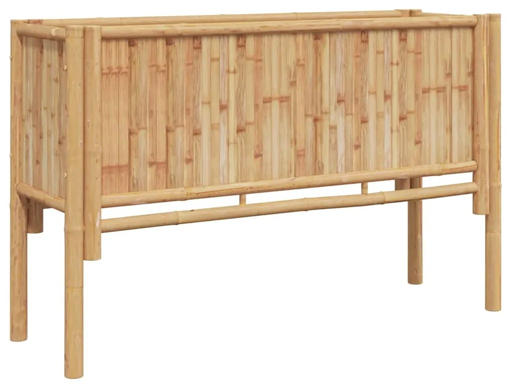 vidaXL Υπερυψωμένη Ζαρντινιέρα Καφέ 110 x 35 x 70 εκ. Μπαμπού