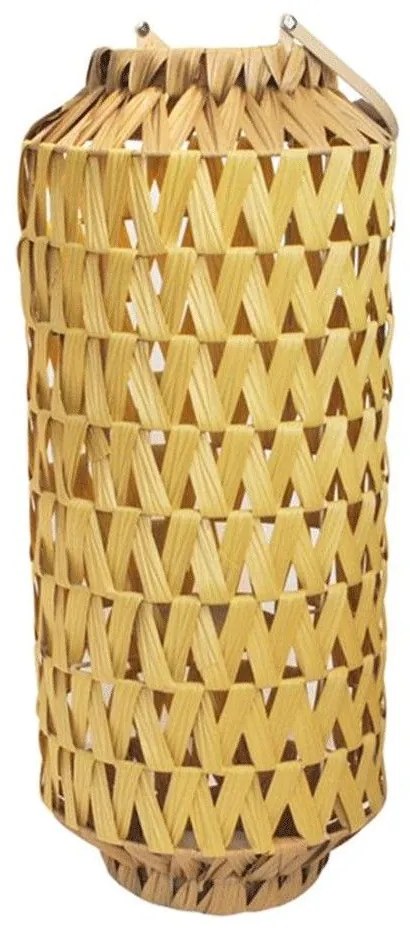 Φανάρι 00.06.61347 Φ25x70cm Natural Rattan