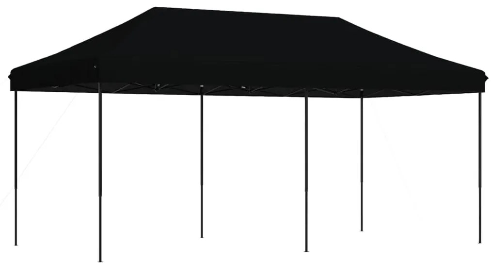 vidaXL Τέντα Εκδηλώσεων Πτυσσόμενη Pop-Up Μαύρο 580x292x315 εκ.