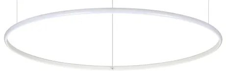 Κρεμαστό Φωτιστικό Οροφής LED 39W Λευκό Φ81cm Hulahoop 258768 Ideal Lux 258768