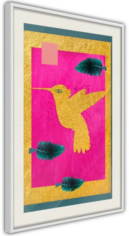 Αφίσα - Native American Hummingbird - 30x45 - Χρυσό - Χωρίς πασπαρτού