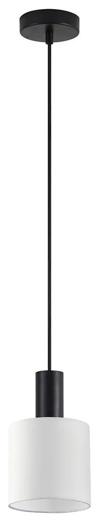 Φωτιστικό Οροφής Μονόφωτο Homelighting 77-8505 Black/White