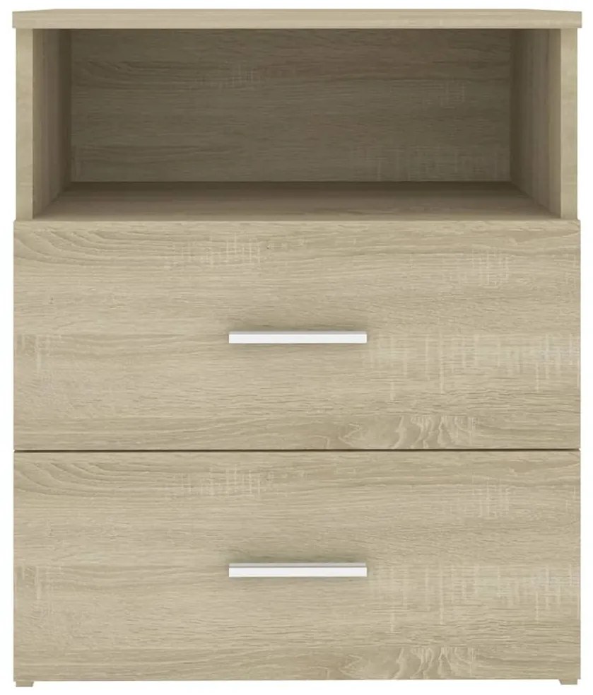 vidaXL Κομοδίνα 2 τεμ. Sonoma Δρυς 50 x 32 x 60 εκ.