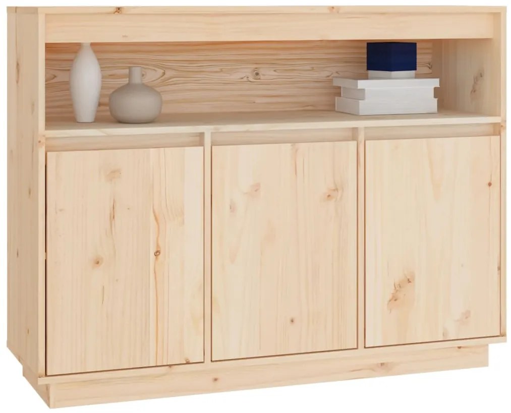 vidaXL Μπουφές 104,5 x 34 x 80 εκ. από Μασίφ Ξύλο Πεύκου